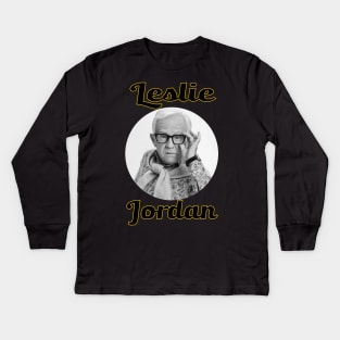 Leslie Jordan- Well sh*t Kids Long Sleeve T-Shirt